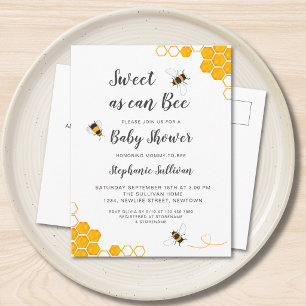 Zoete Als Kan Bij Baby Shower Uitnodiging Briefkaart
