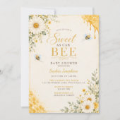 Zoete Als Kan Bij Babyshower Kaart (Voorkant)