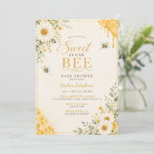 Zoete Als Kan Bij Babyshower Kaart (Staand voorkant)