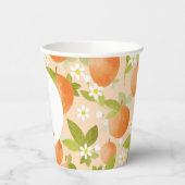 Zoete als 'Peach Theme Birthday Party Paper cup' Papieren Bekers (Links)