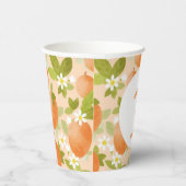 Zoete als 'Peach Theme Birthday Party Paper cup' Papieren Bekers (Rechts)