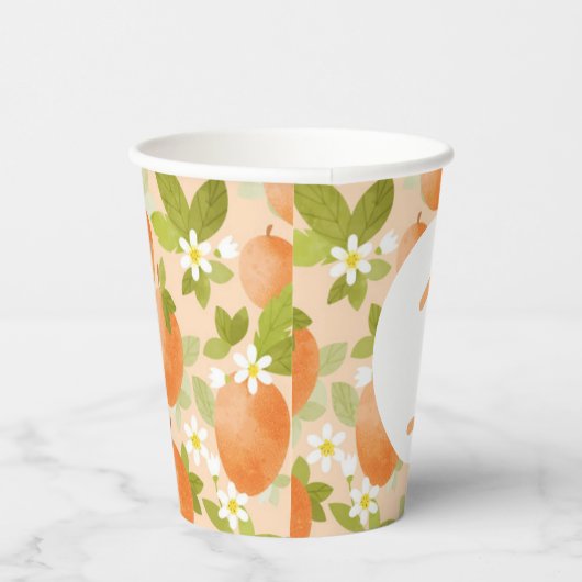 Zoete als 'Peach Theme Birthday Party Paper cup' Papieren Bekers (Rechts)