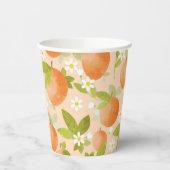 Zoete als 'Peach Theme Birthday Party Paper cup' Papieren Bekers (Links)