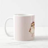 Zoete Als Suiker Vogel Roze Strik Koffiemok (Links)