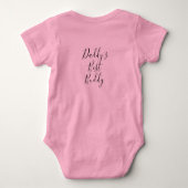 Zoete Als Taart Baby Romper – Roze Baby Bodysuit (Achterkant)