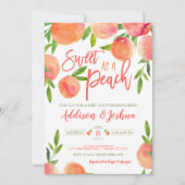 Zoete als uitnodiging tot het Baby shower van Peac (Voorkant)