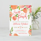 Zoete als uitnodiging tot het Baby shower van Peac (Staand voorkant)