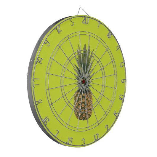 Zoete anananas dartbord (Voorkant Links)