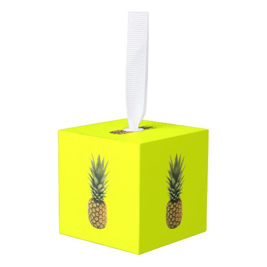 Zoete anananas decoratie (Voorkant hoekig)