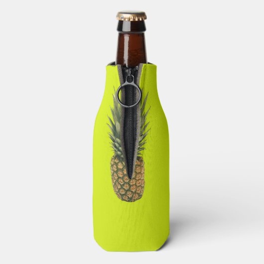 Zoete anananas flesjeskoeler (Fles Achterkant)