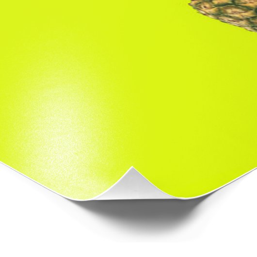 Zoete anananas foto afdruk (Hoek)