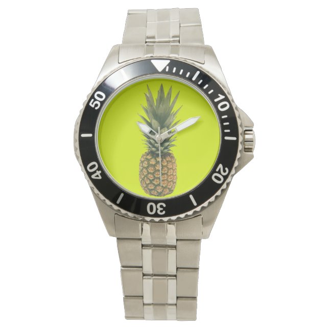 Zoete anananas horloge (Voorkant)