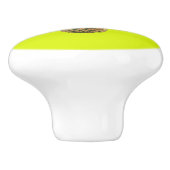 Zoete anananas keramische knop (Zijkant)