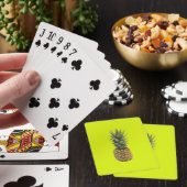 Zoete anananas pokerkaarten (Insitu)