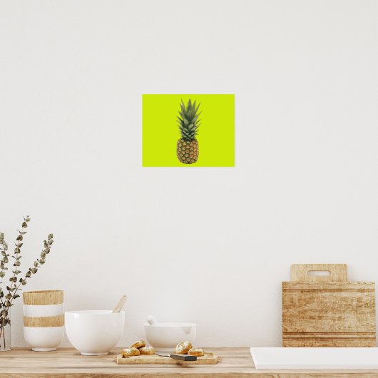 Zoete anananas poster (Keuken)