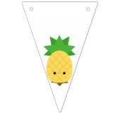 Zoete anananasdriehoek Bunting Banner (Derde vlag)