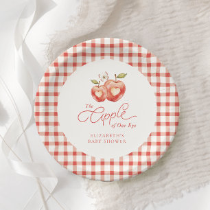 Zoete Appel Baby Shower Papieren Borden Bordje