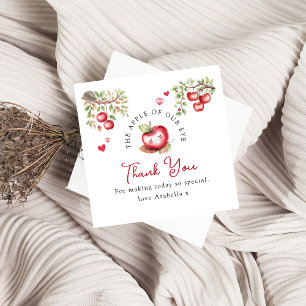 Zoete Appel Van Ons Oog Baby Shower Bedankjes Labels