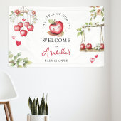 Zoete Appel Van Ons Oog Baby Shower Spandoek