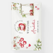 Zoete Appel Van Ons Oog Baby Shower Spandoek (Verticaal)