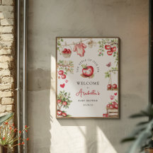 Zoete Appel Van Ons Oog Baby Shower Welkom
