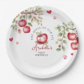 Zoete Appel Van Ons Oog Verjaardag Papieren Bordje (Voorkant)