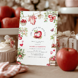 Zoete Appel Van Onze Ogen Baby Shower Kaart