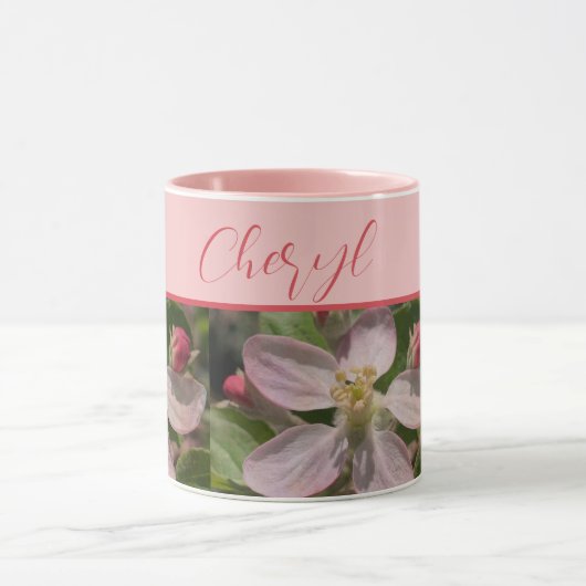 Zoete appelbloesem tijd mok (Midden)