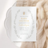 Zoete as Can Bee Baby shower Invitation Kaart