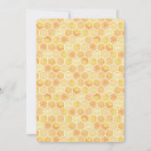 Zoete as Can Bee Baby shower Invitation Kaart (Achterkant)