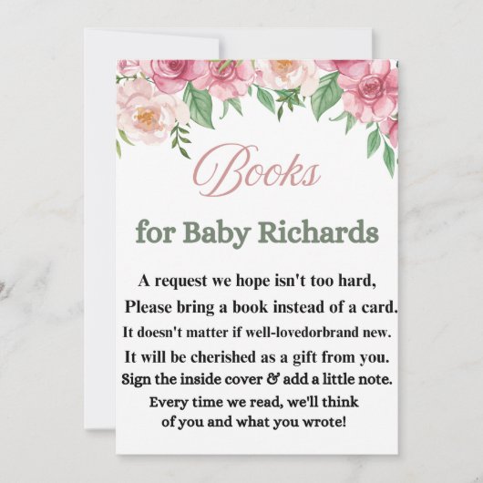 Zoete baby aankomst uitnodiging (Voorkant)