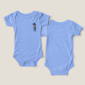 zoete baby body met klein karakter (Ontwerp Voorkant & Achterkant)