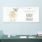 Zoete Baby- en Beer ballon Spandoek (Beurs)