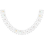 Zoete Baby- en Beer ballon Vlaggetjes (Alle)