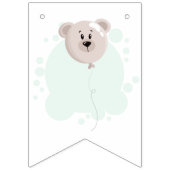 Zoete Baby- en Beer ballon Vlaggetjes (Tweede vlag)