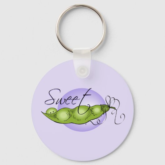 Zoete Baby Erwt Sleutelhanger (Voorkant)