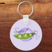 Zoete Baby Erwt Sleutelhanger (Voorkant)