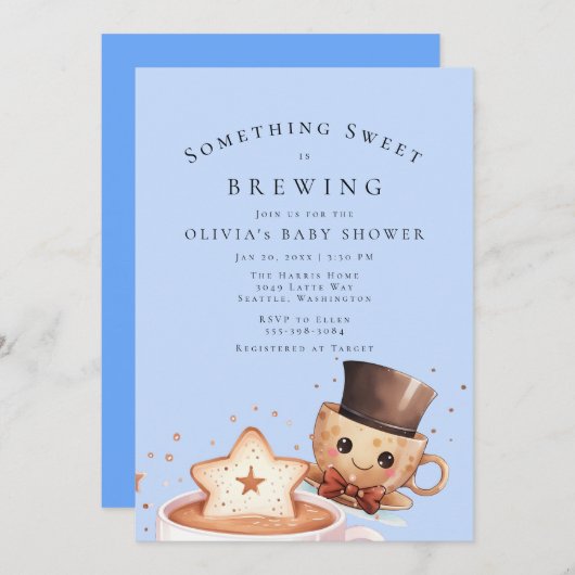 Zoete baby is een uitnodiging om te brouwen (Voorkant / Achterkant)