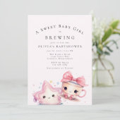 Zoete baby is op komst kaart (Staand voorkant)