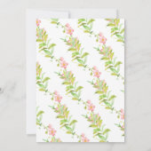 Zoete Baby Kuiken Meisjes Baby Shower Kaart (Achterkant)