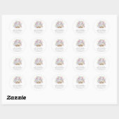 Zoete baby Lam - Aanbiddingskaars Label (Vel)