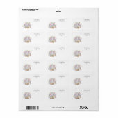 Zoete baby Lam Etiket (Full Sheet)