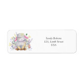 Zoete baby Lam Etiket (Voorkant)