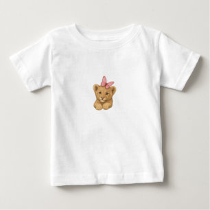 Zoete Baby Leeuw & Vlinder Shirt