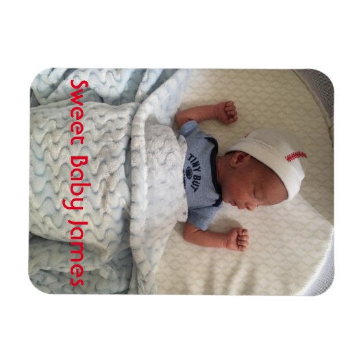 Zoete baby magneet (Horizontaal)