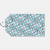 Zoete Baby olifant, Baby shower Cadeaulabel (Achterkant Horizontaal)