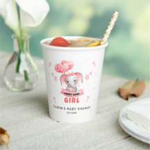Zoete Baby Olifant Baby Shower