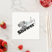 Zoete Baby olifant, Baby shower Servet (Insitu)