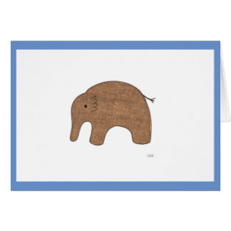 Zoete Baby olifant Blank Notecard