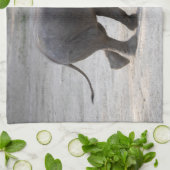 Zoete Baby Olifant Kibali Theedoek (Gevouwen)